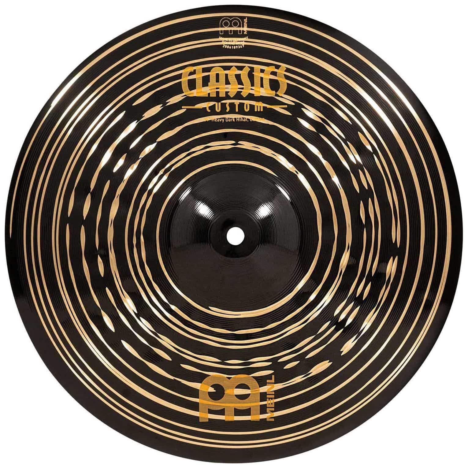 Meinl Cymbals - Meinl Cymbals CC14HDAH - 14 Classics Custom Dark Heavy Hihat - 7
