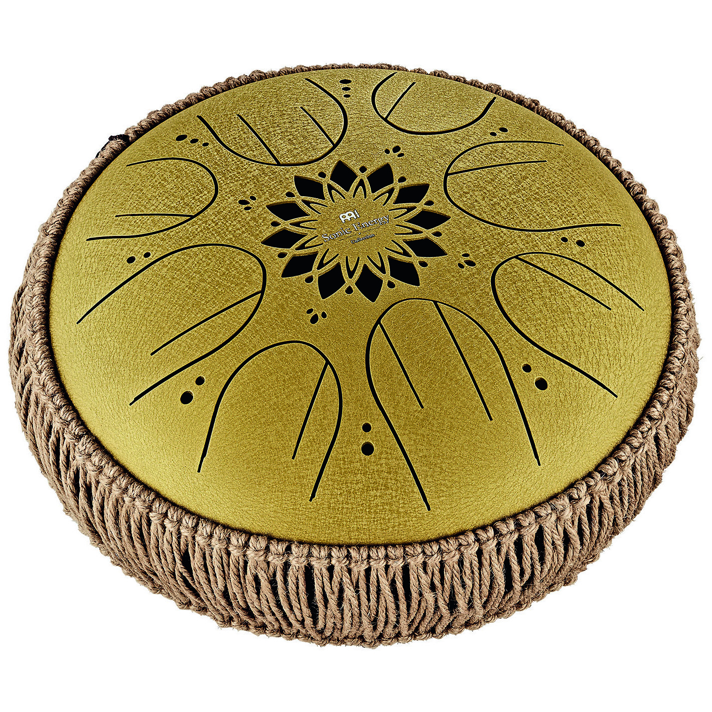 Meinl Sonic Energy MOSTD3G - Medium Octave Steel Tongue Drum 10", C Dur, 8 Töne, 432 Hz, Gold