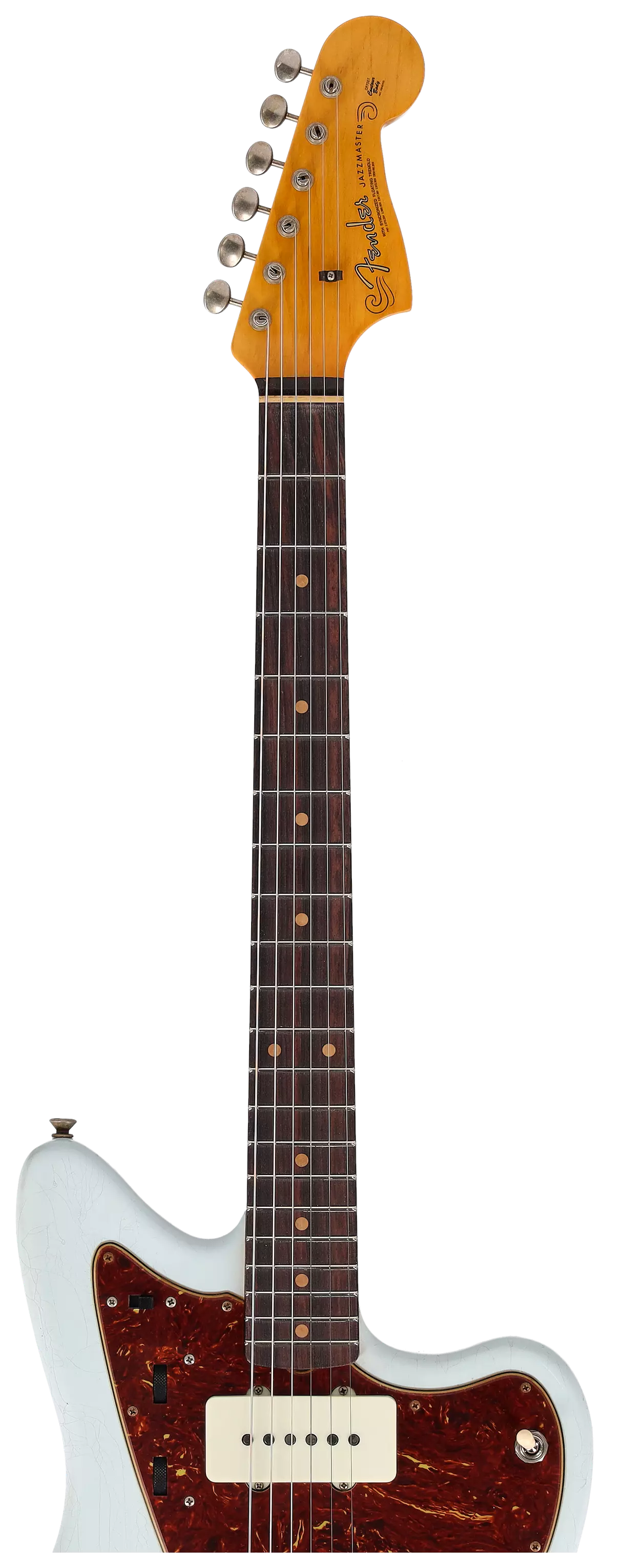 Fender Custom Shop 1962 Jazzmaster Journeyman Relic Super Faded Aged Sonic Blue 13