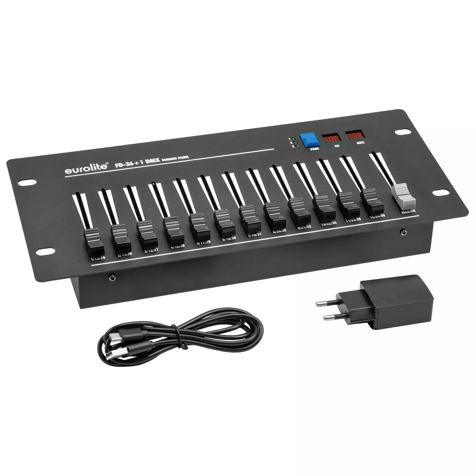Eurolite EUROLITE FD-36+1 DMX Dimmer Panel 5