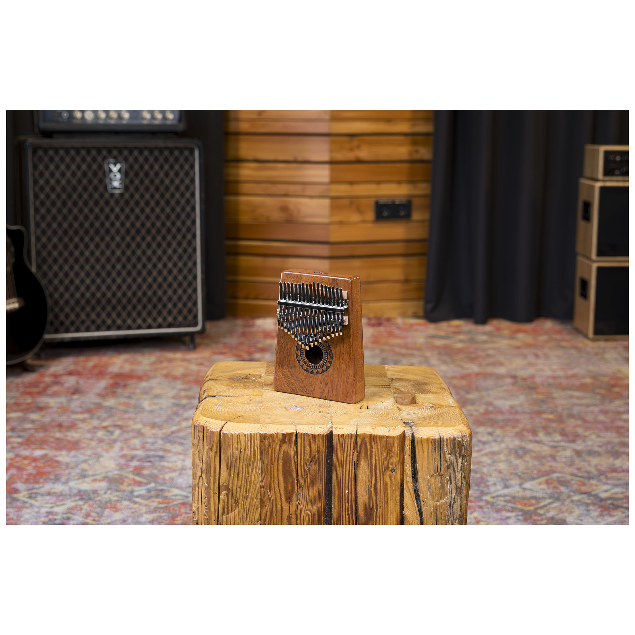 Meinl Percussion KA17SU - Sound Hole Designer Kalimba, Sun 9