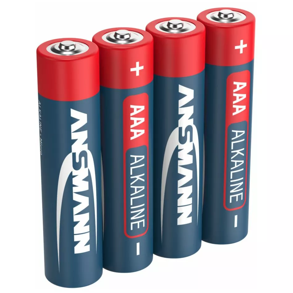 Ansmann Alkaline Batterie Micro AAA / LR03 4er Papierblister 5
