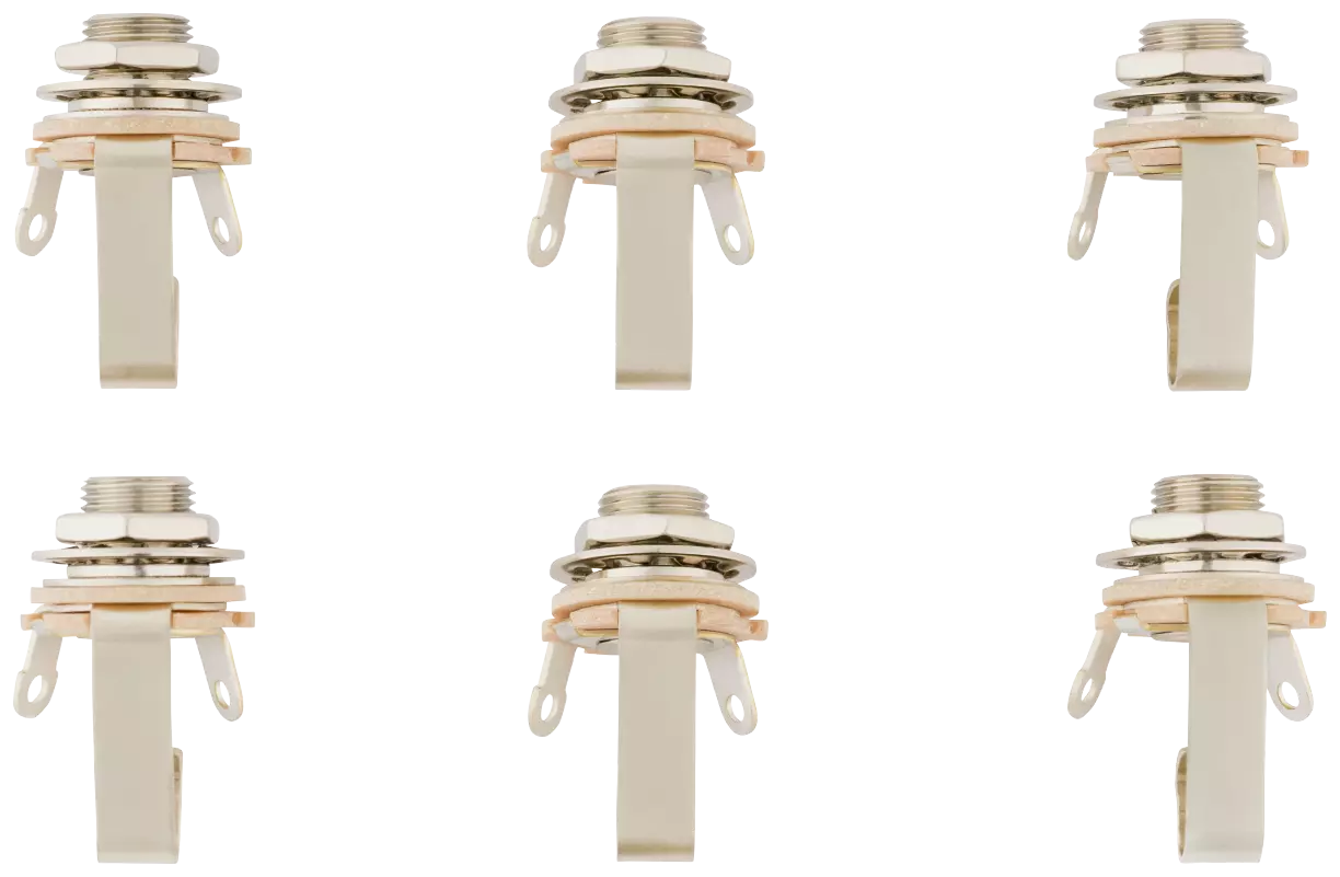Fender Conductor Guitar Output Jack 6er Pack 1