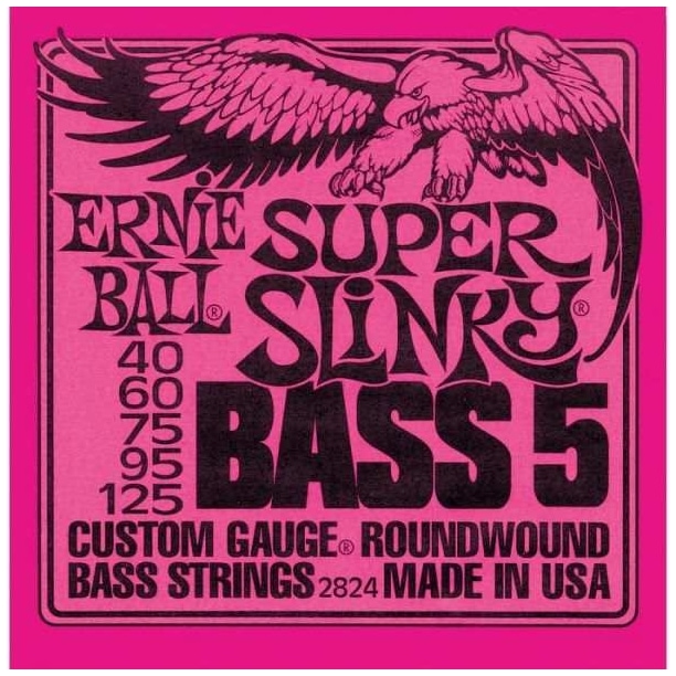 Image of Ernie ball 2824 super slinky  bass 5 10011949 0