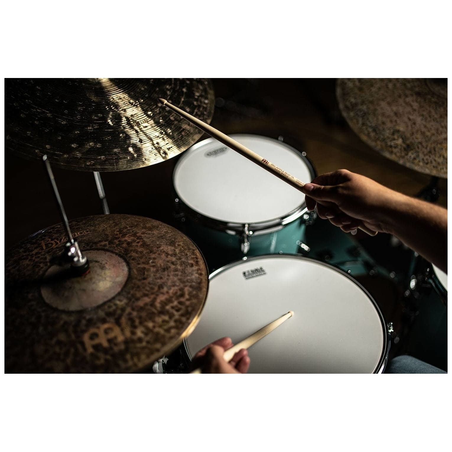 Meinl Stick Brush - Meinl Stick Brush SB123 - Big Apple Bop 7A Drumstick Hard Maple - 6