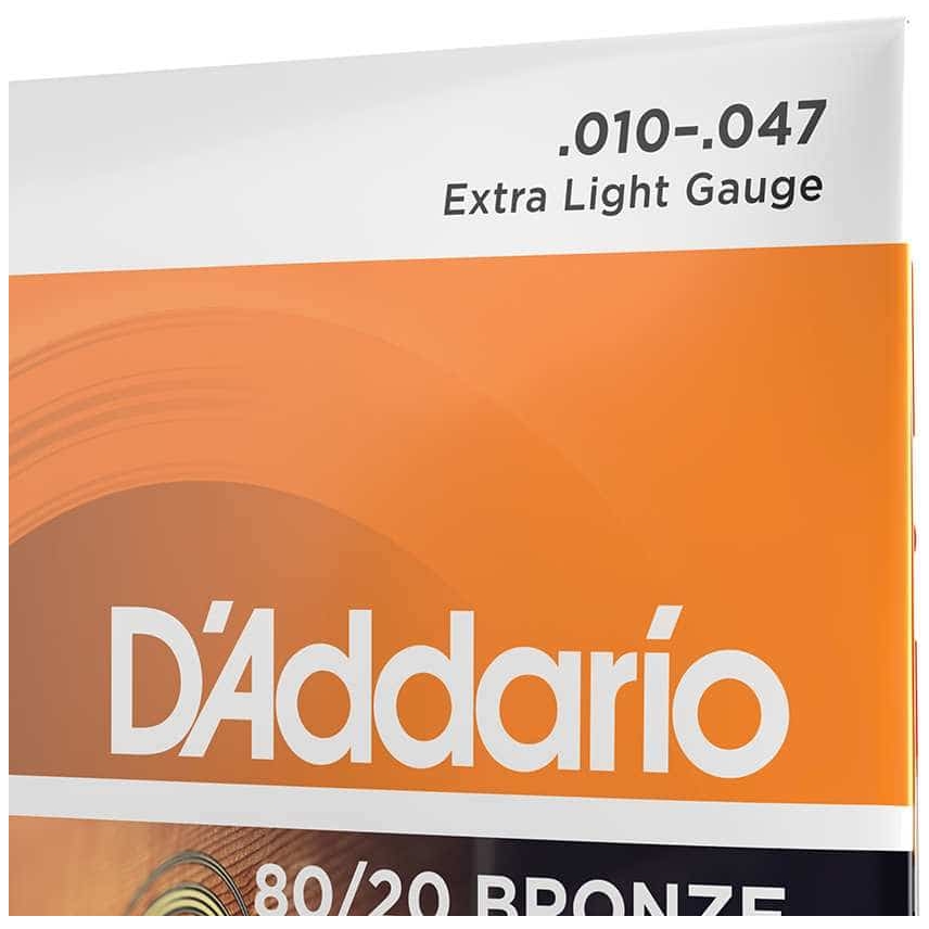 D’Addario - D’Addario EJ10 - Acoustic 80 20 Bronze 010-047 - 3