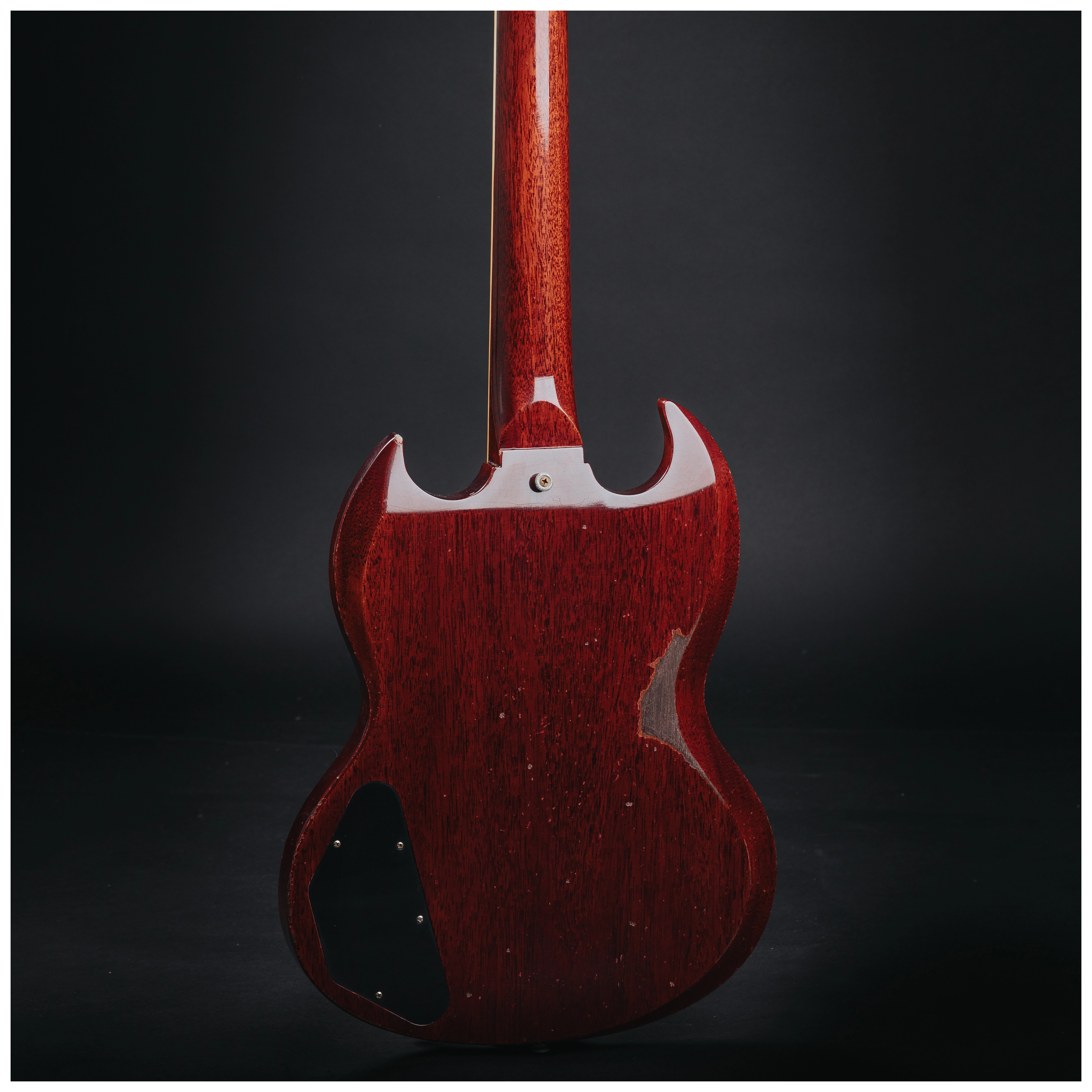 Gibson 64 SG Standard Cherry Long Maestro Heavy Aged Murphy Lab 22
