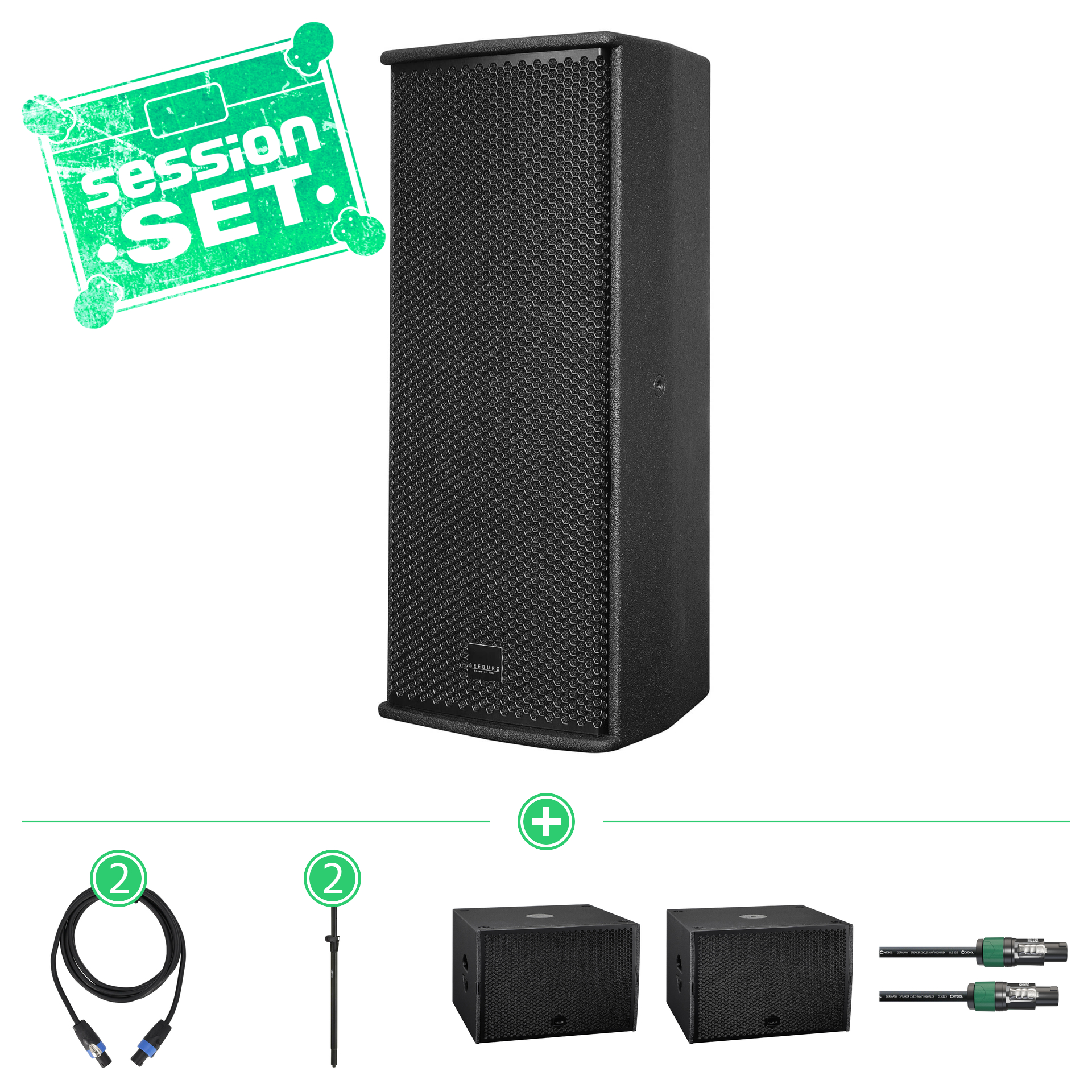 Image of Seeburg acoustic line a3  g sub 1501 dp++   stereo set  70000538 1