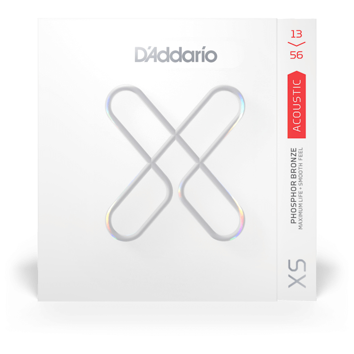 D’Addario - D’Addario XSAPB1356 - XS Acoustic Phosphor Bonze Medium 013-056 - 1