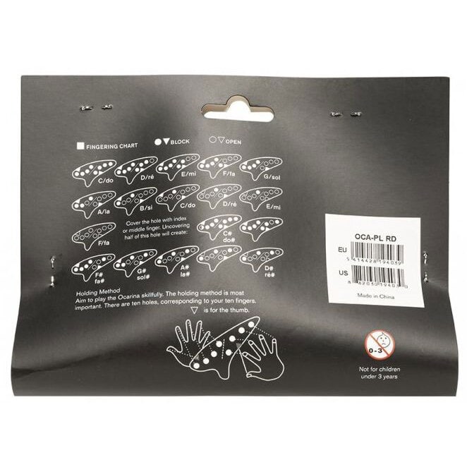 Stagg Ocarina Red 1