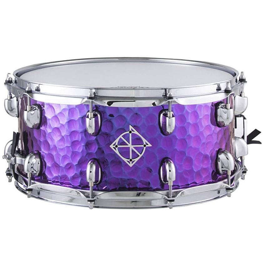 Dixon Cornerstone 14" x 6,5" Purple Titanium Plated Hammered Steel Snare