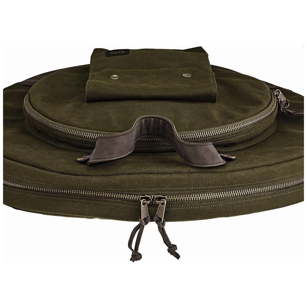 Image of Meinl cymbals mwc22gr 22 canvas collection cymbal bag  forrest green 10028395 1