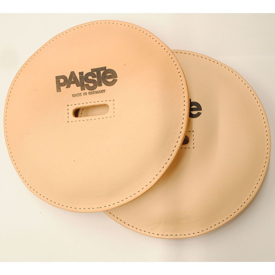 Paiste Concert Marching Cymbals Leather Pads Pair 1