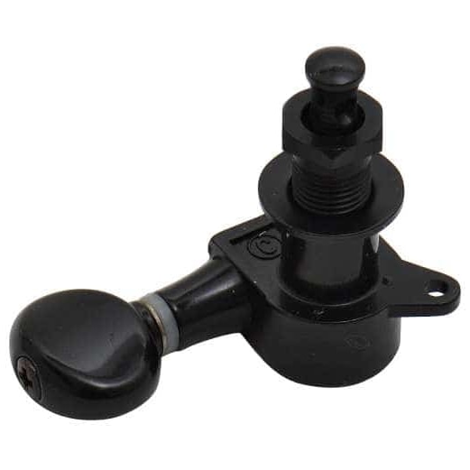 Kluson - Kluson MK6LB Roundbacks 6L 45 Grad Schwarz - 1