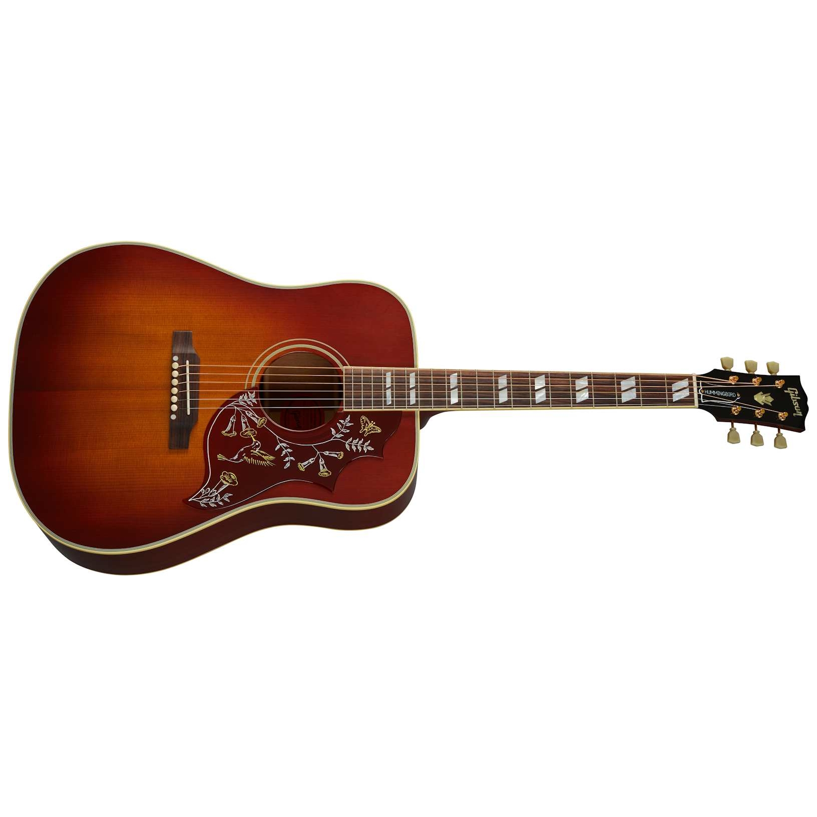 Gibson - Gibson 1960 Hummingbird Fixed Bridge Heritage Cherry Sunburst - 1
