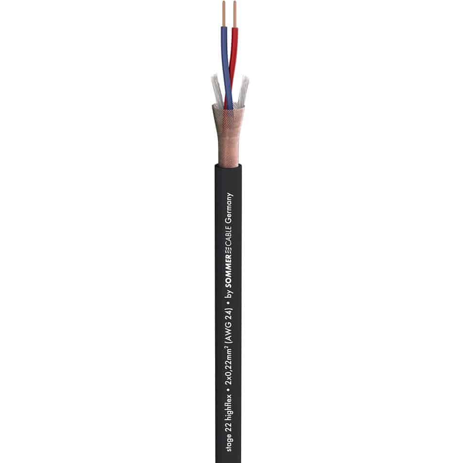 Sommer Cable Stage 22 Highflex black 1