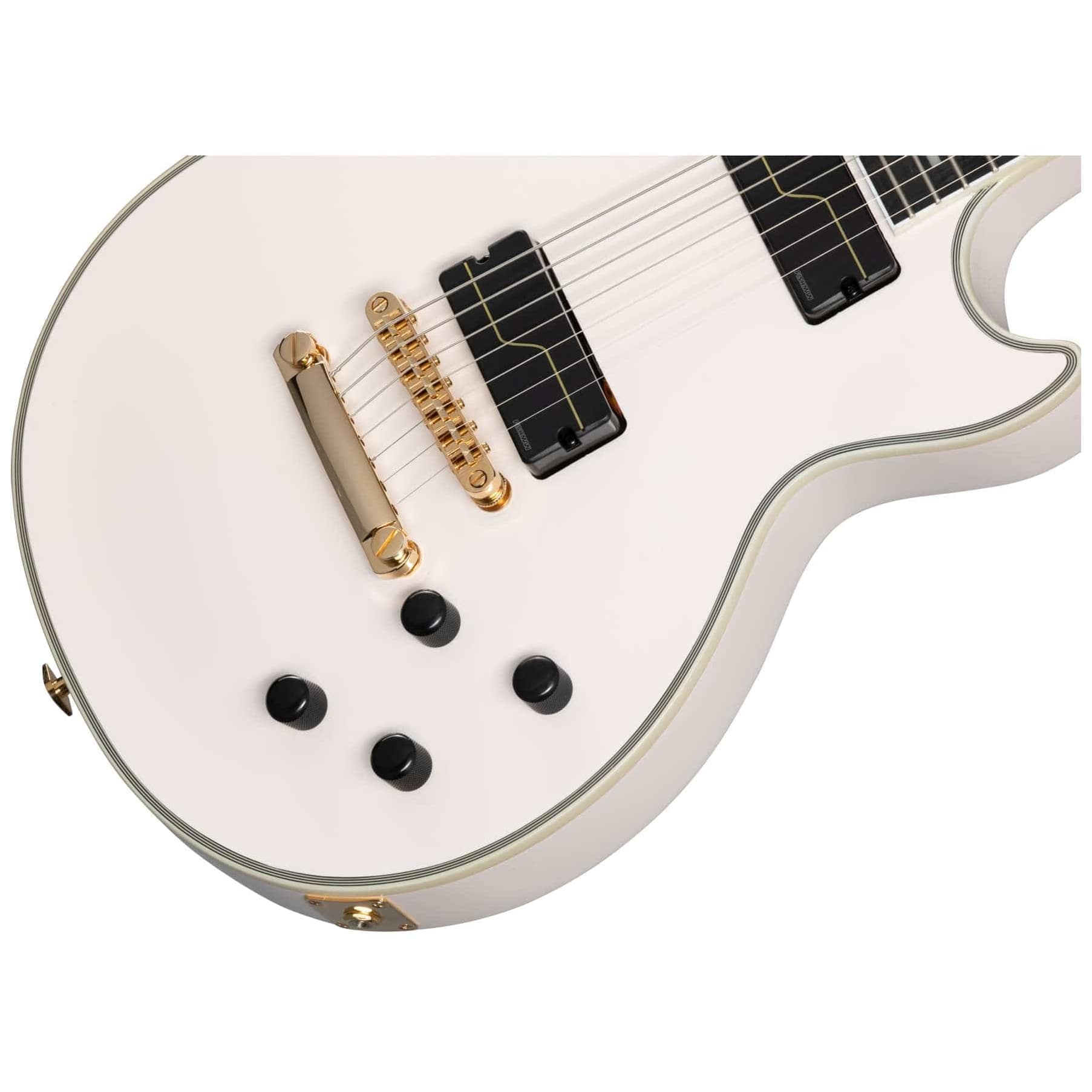 Image of Epiphone les paul custom matt heafy 7 string gh wh 10028383 5