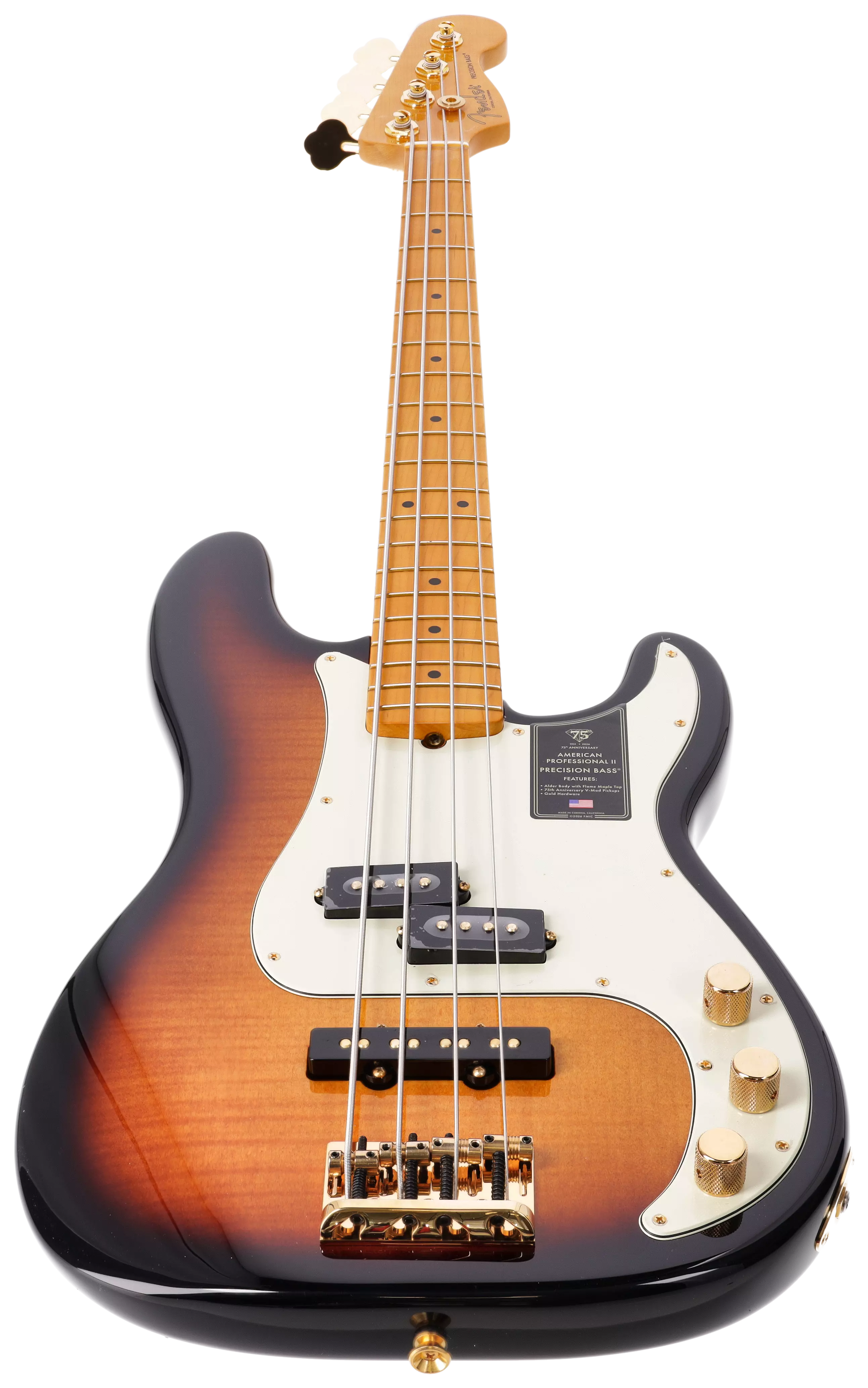 Fender 75th Anniversary American Pro II PJ Bass RW 2CS 3