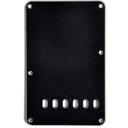 Goeldo PLT4B, ST-Style Tremolo Backplate, 3-ply, black