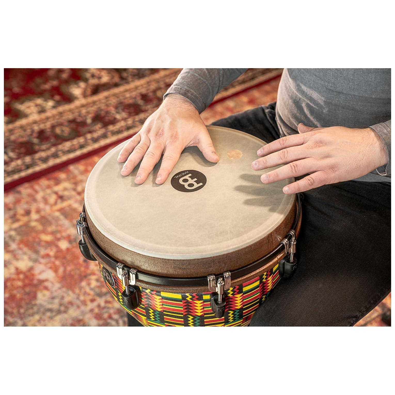 Meinl Percussion - Meinl Percussion JD14SI 14 Jumbo Djembe, Simbra - 10