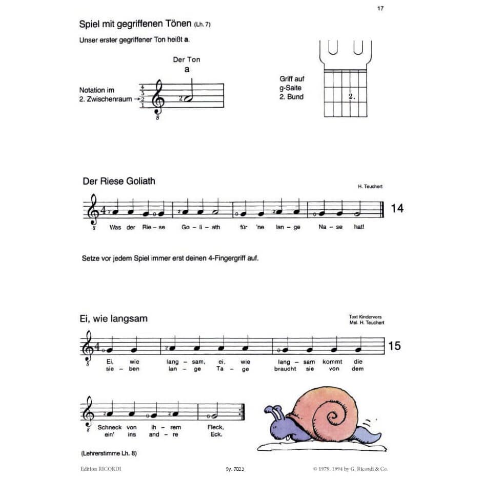 Ricordi Meine Gitarrenfibel Bd.1 2