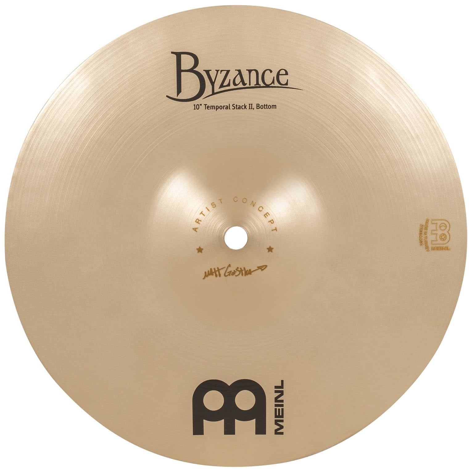 Meinl Cymbals - Meinl Cymbals AC-TE2 - 10 10 Artist Concept Model Temporal 2 St ack - Matt Garstka - 11