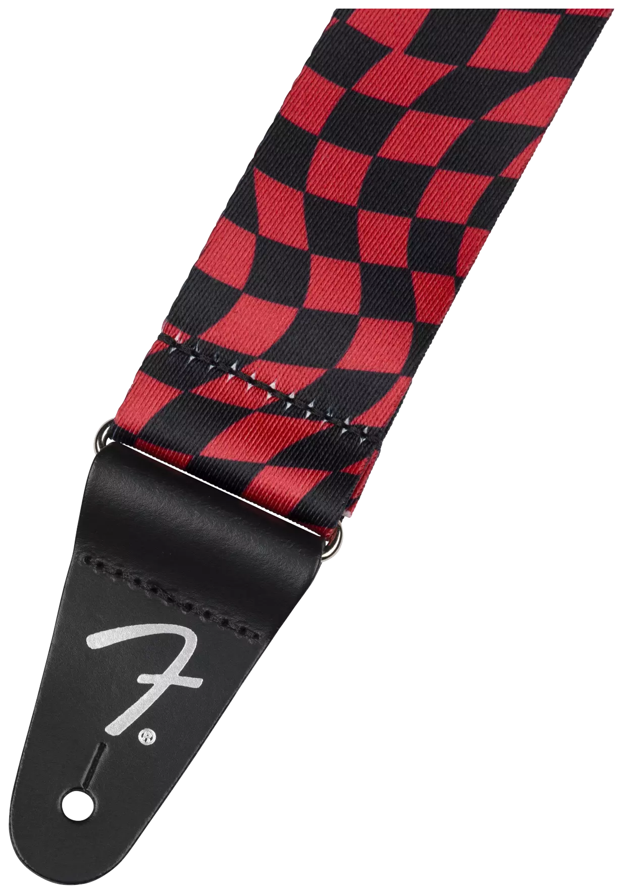 Fender Wavy Checker Poly Strap Red
