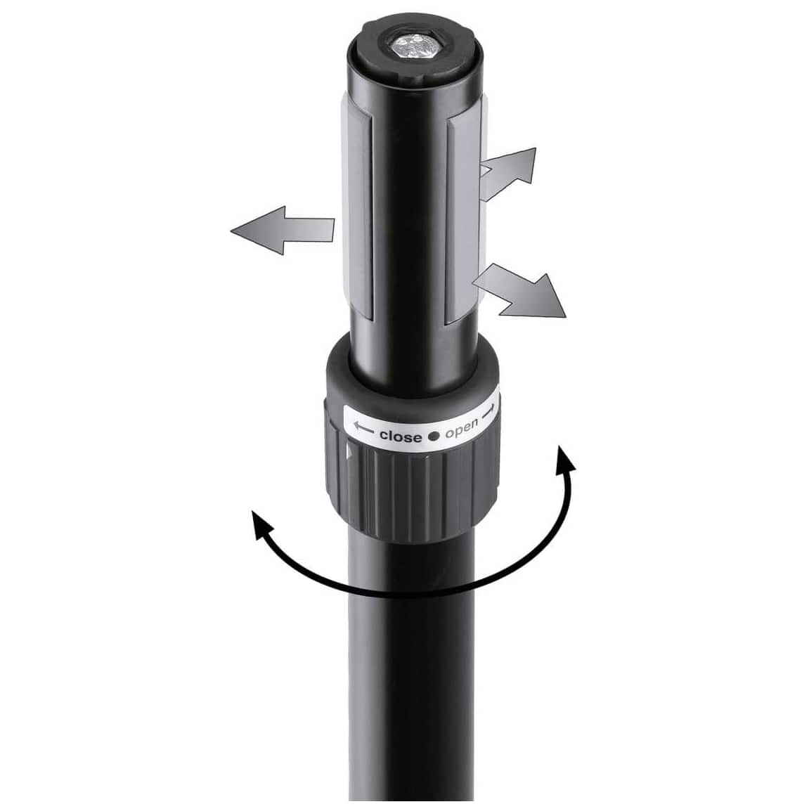 König Meyer - König Meyer 21368 Distanzrohr Ring Lock schwarz - 1