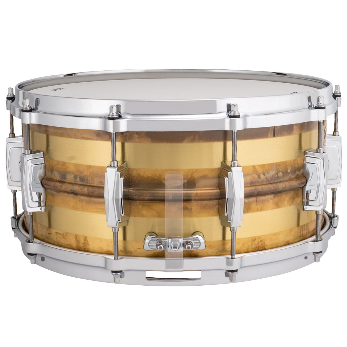 Ludwig Bronze Phonic LB552RS 14" x 6,5" Striped Bronze 1