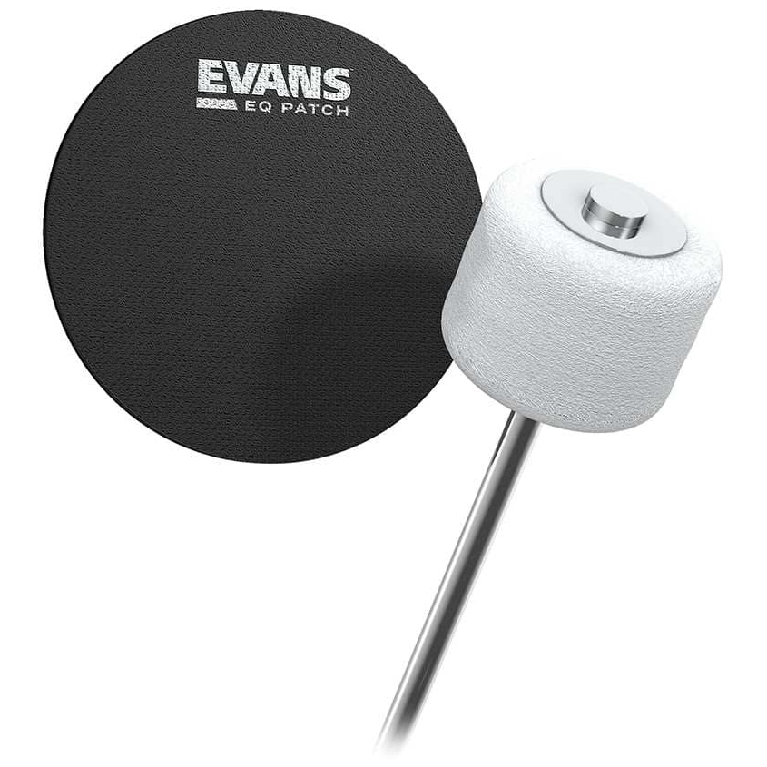 Evans - Evans EQPB1 - Evans EQ Single Pedal Patch - Black Nylon - 1