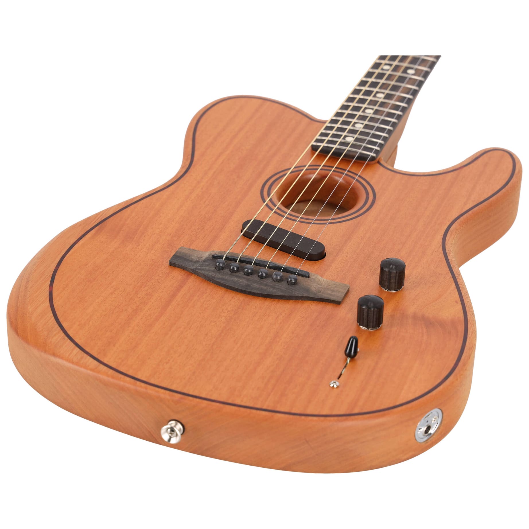 Image of Fender american acoustasonic telecaster eb nat 10028094 2