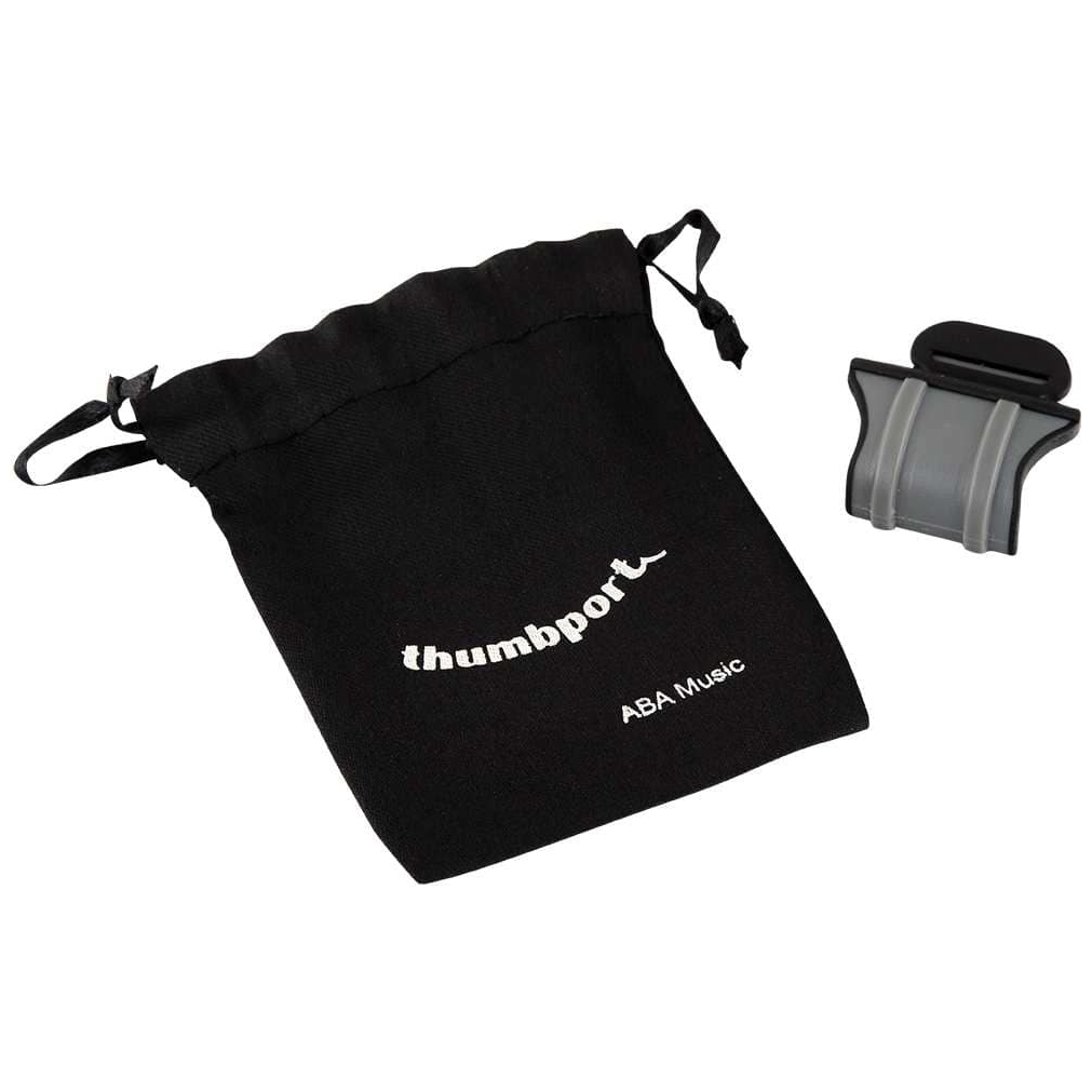 Thumbport - Thumbport Daumenstütze für Querflöte Schwarz Grau - 1
