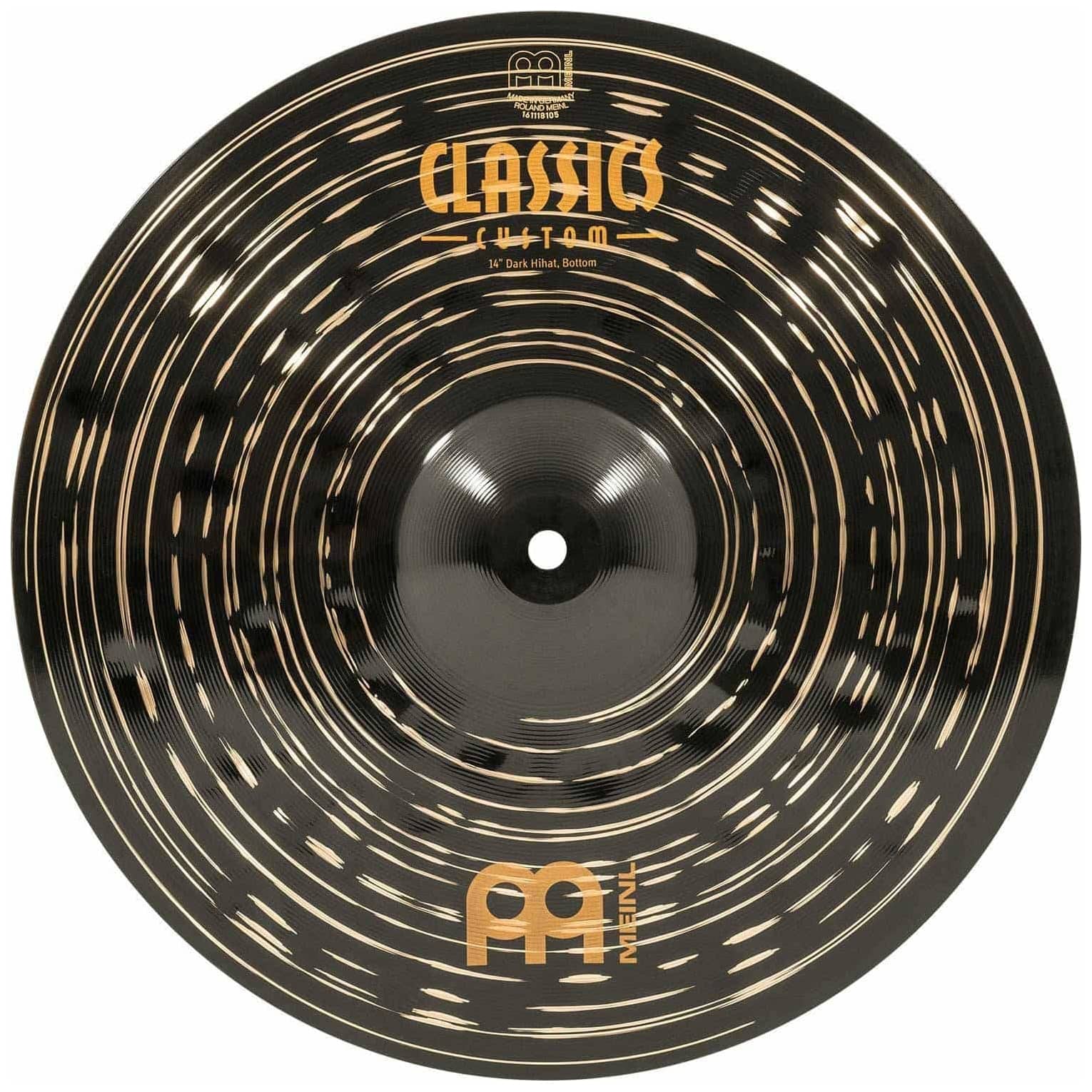 Meinl Cymbals - Meinl Cymbals CC14DAH - 14 Classics Custom Dark Hihat - 7