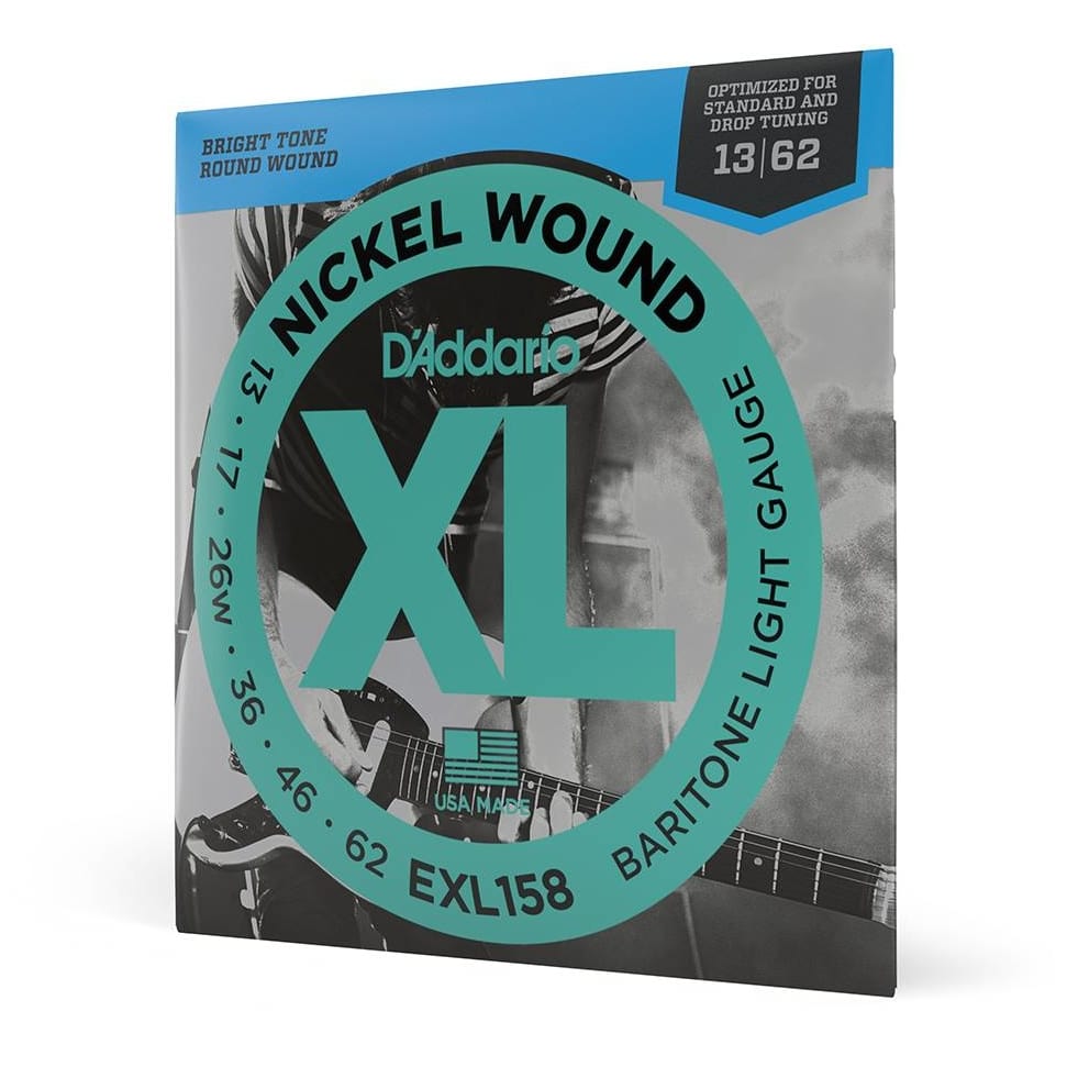 Image of D’addario exl158  xl electric bariton nickel wound  013 062 10001263 3