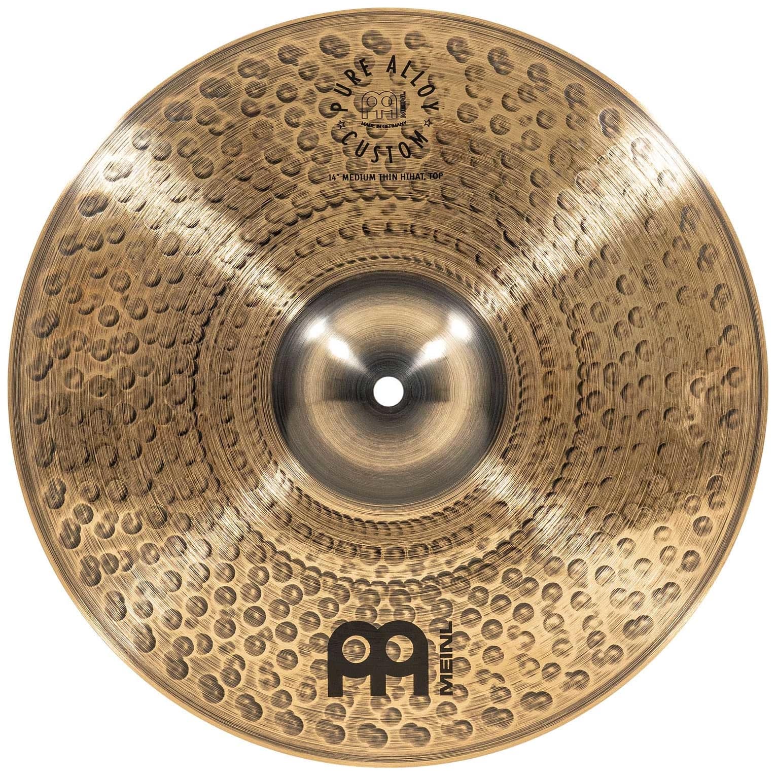 Meinl Cymbals - Meinl Cymbals PAC14MTH - 14 Pure Alloy Custom Medium Thin Hihat - 4