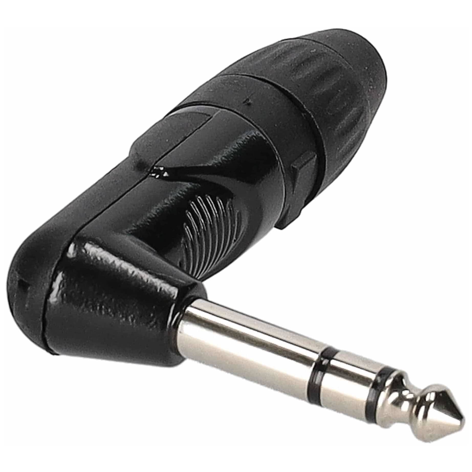 Klang - Klang Winkel Stereoklinkenstecker 6,3mm schwarz