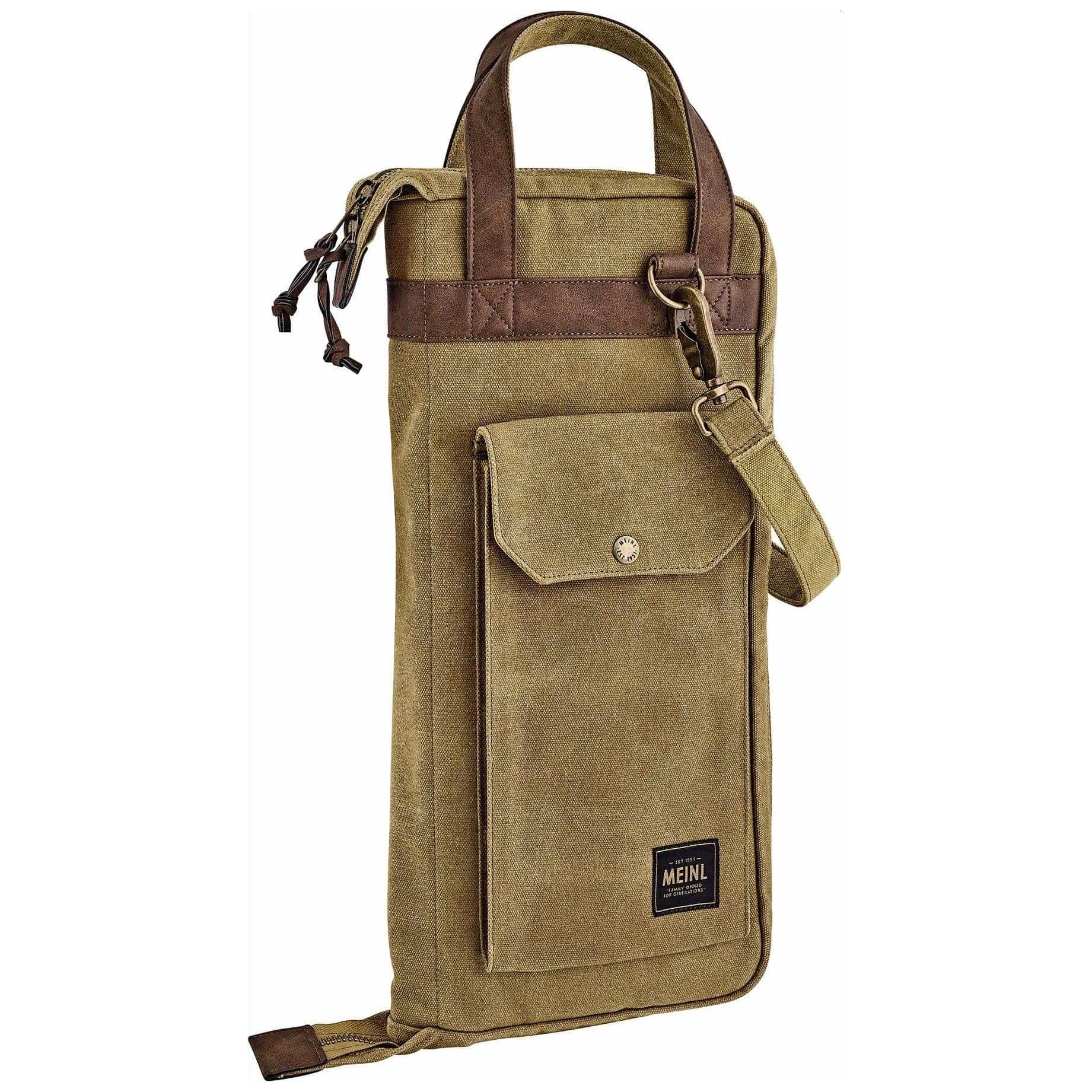 Image of Meinl cymbals mwskh canvas collection stick bag, cvintage khaki 10028399 0