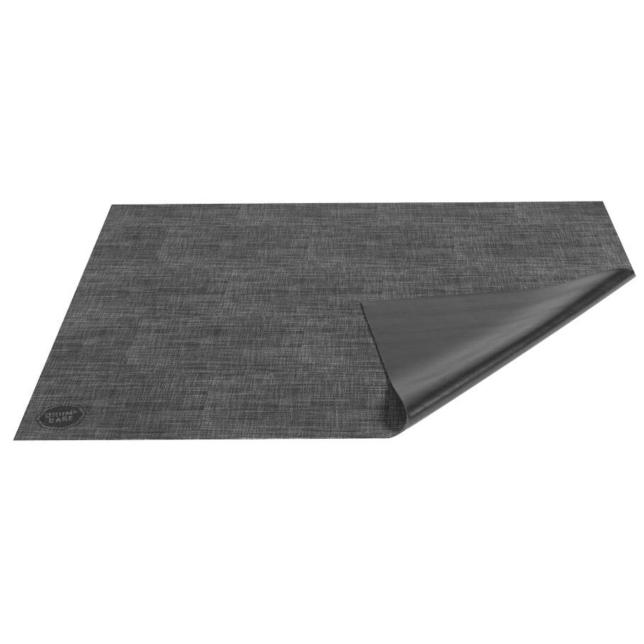 DRUMnBASE 185 x 160 cm Woven Back in Black