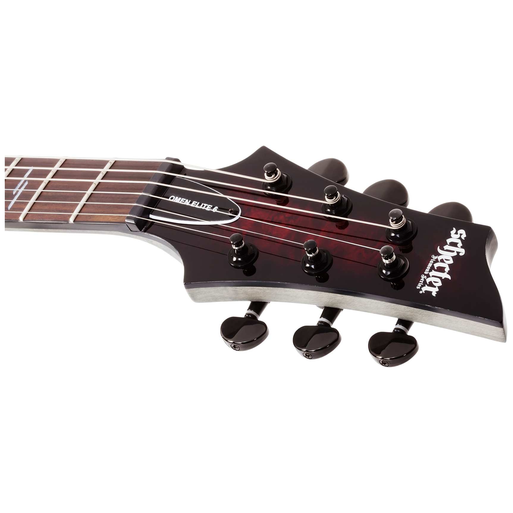 Schecter - Schecter Omen Elite 6 See Black Cherry Burst - 7