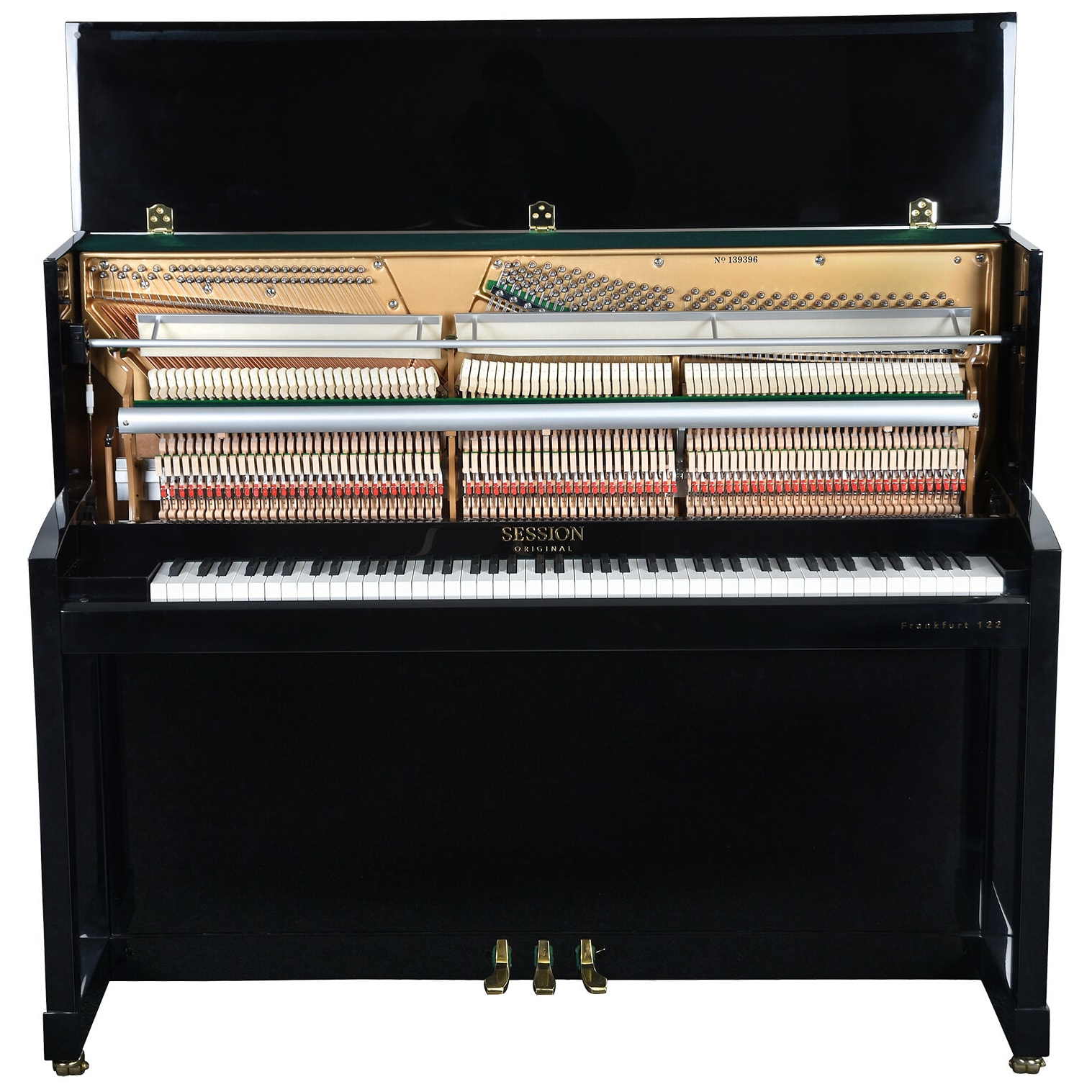 Session Original Walldorf 109 Klavier Schwarz Hochglanz mit Silent System 10021576-2
