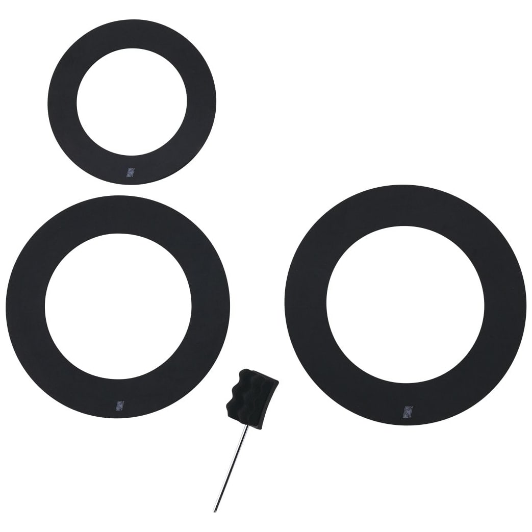 Image of Tama ssrp48 soft sound ring drum sound reducer  4 teilig für 18 bass drum 12000070 0