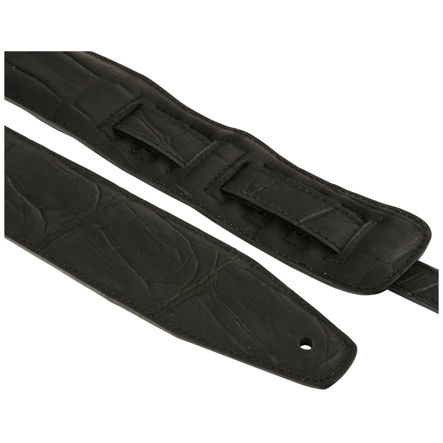 Bourbon Strap Guitar - Bourbon Strap Guitar Crocodile Black - 1