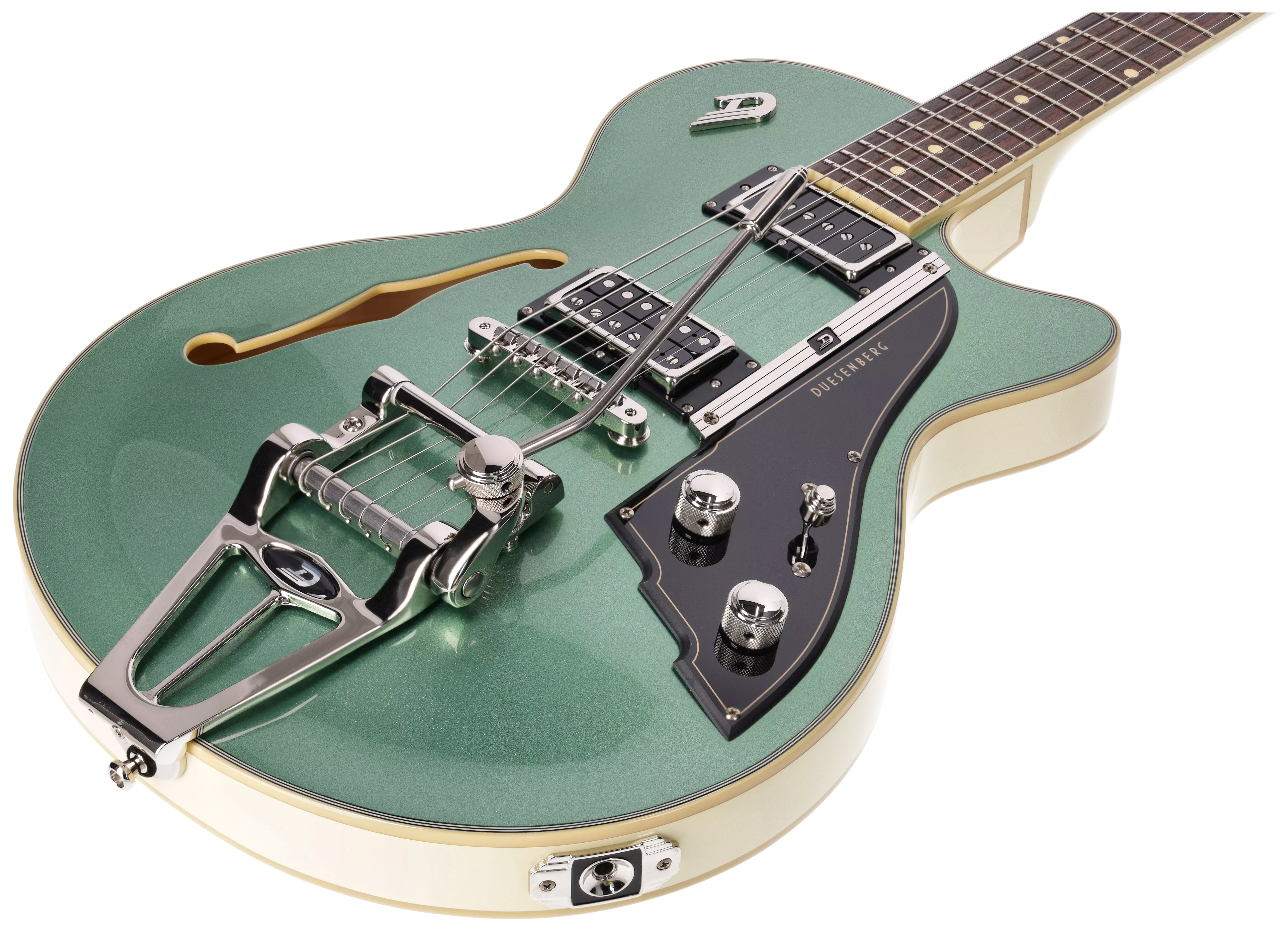 Duesenberg Duo-Tone Harbor Green & White 4