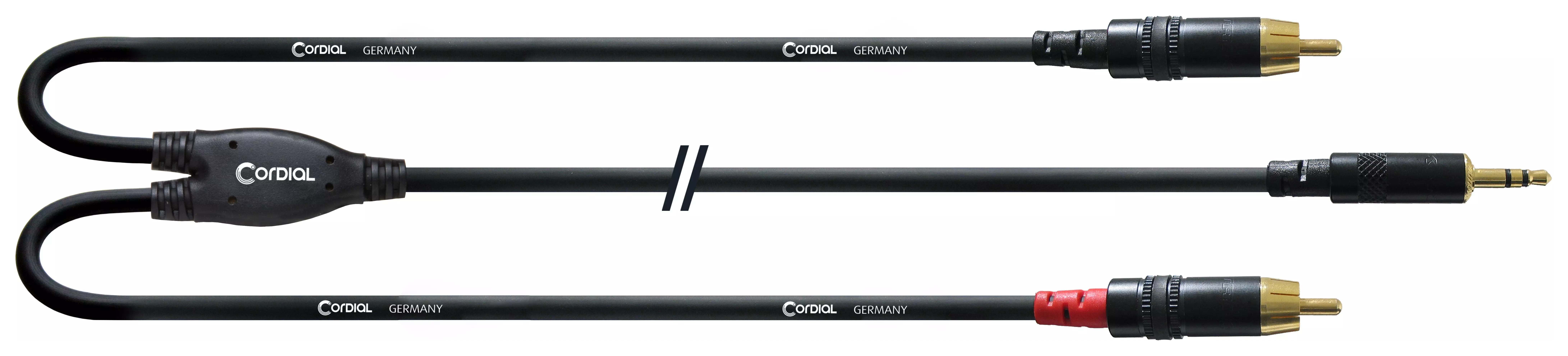 Cordial CFY 6 WCC - 6,0 m, Mini-Stereoklinke auf 2 x RCA / Cinch, REAN