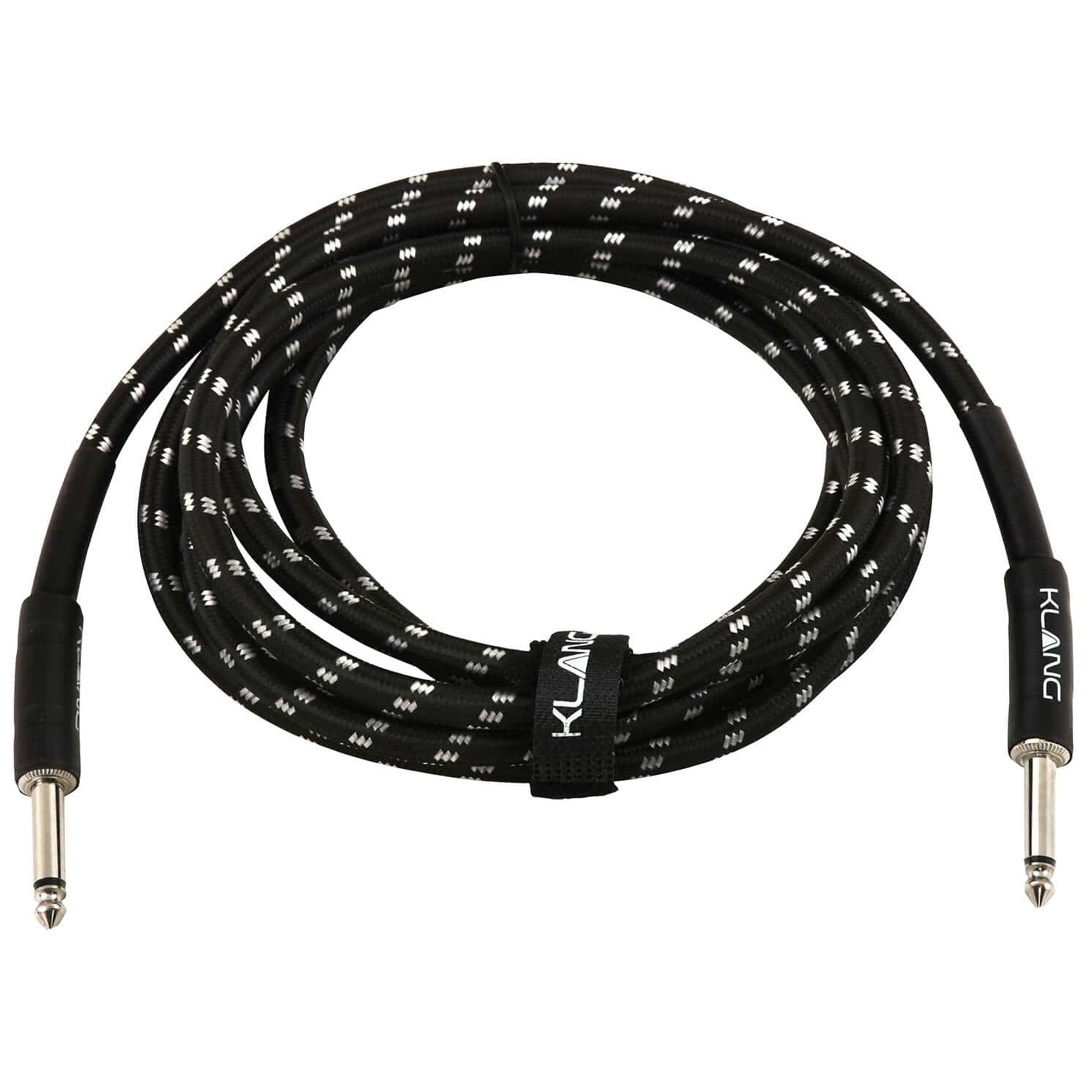 Image of Klang instrumentenkabel tweed black 6,3mm klinke, mono  6,3mm klinke, mono, 3,0 meter 10004083 0