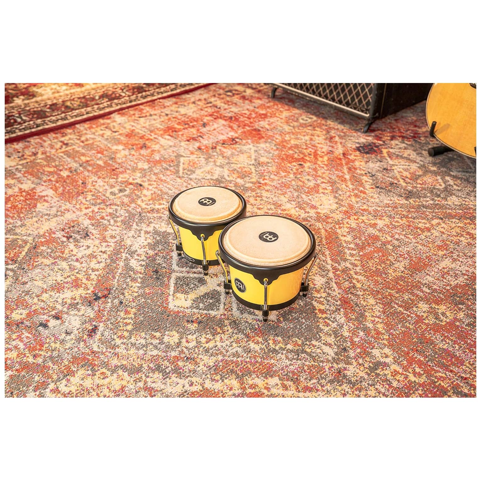 Image of Meinl percussion hb50iy journey series bongo, illuminating yellow 10026801 9
