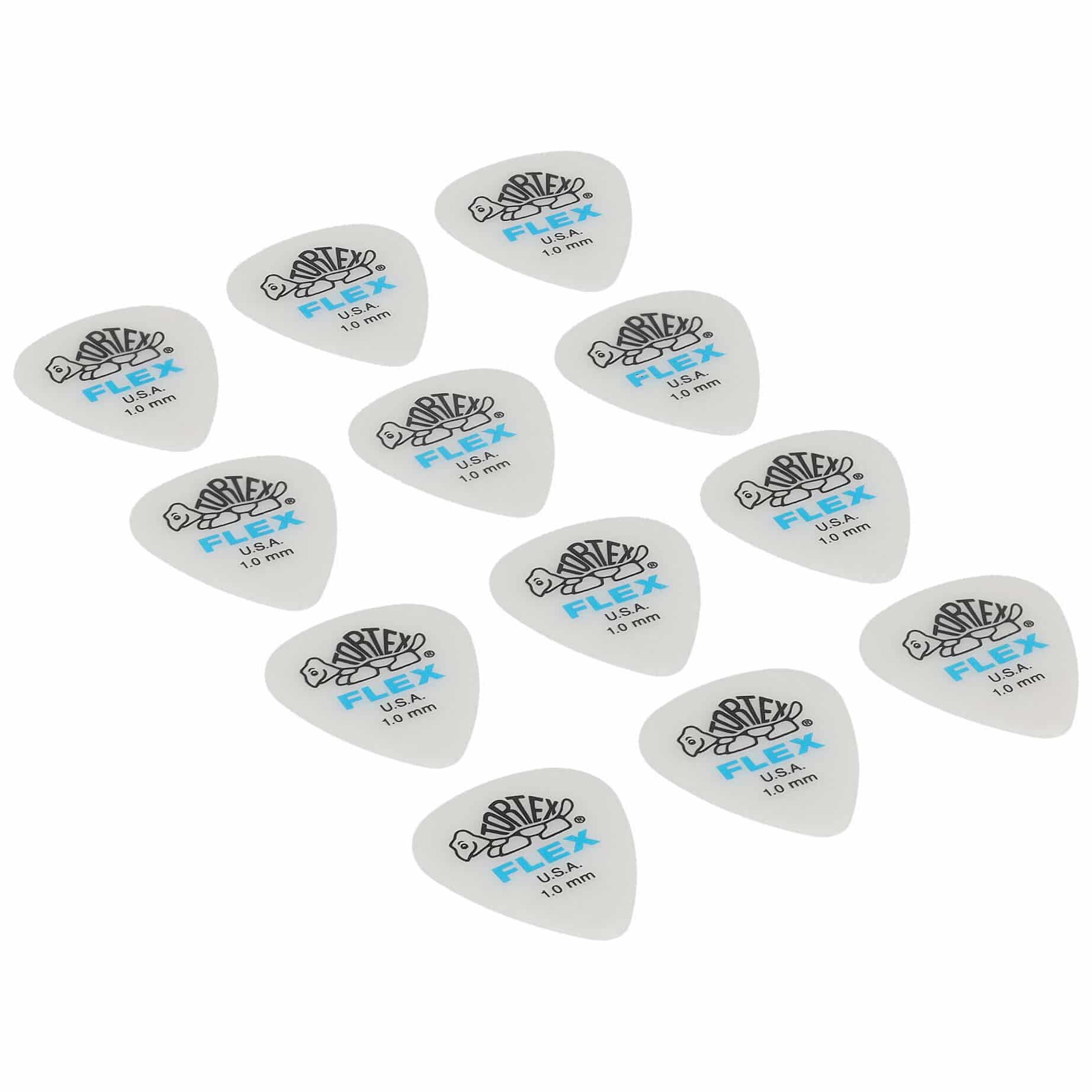 Dunlop Tortex Flex Picks 1.00 Player's Pack 12 Stück