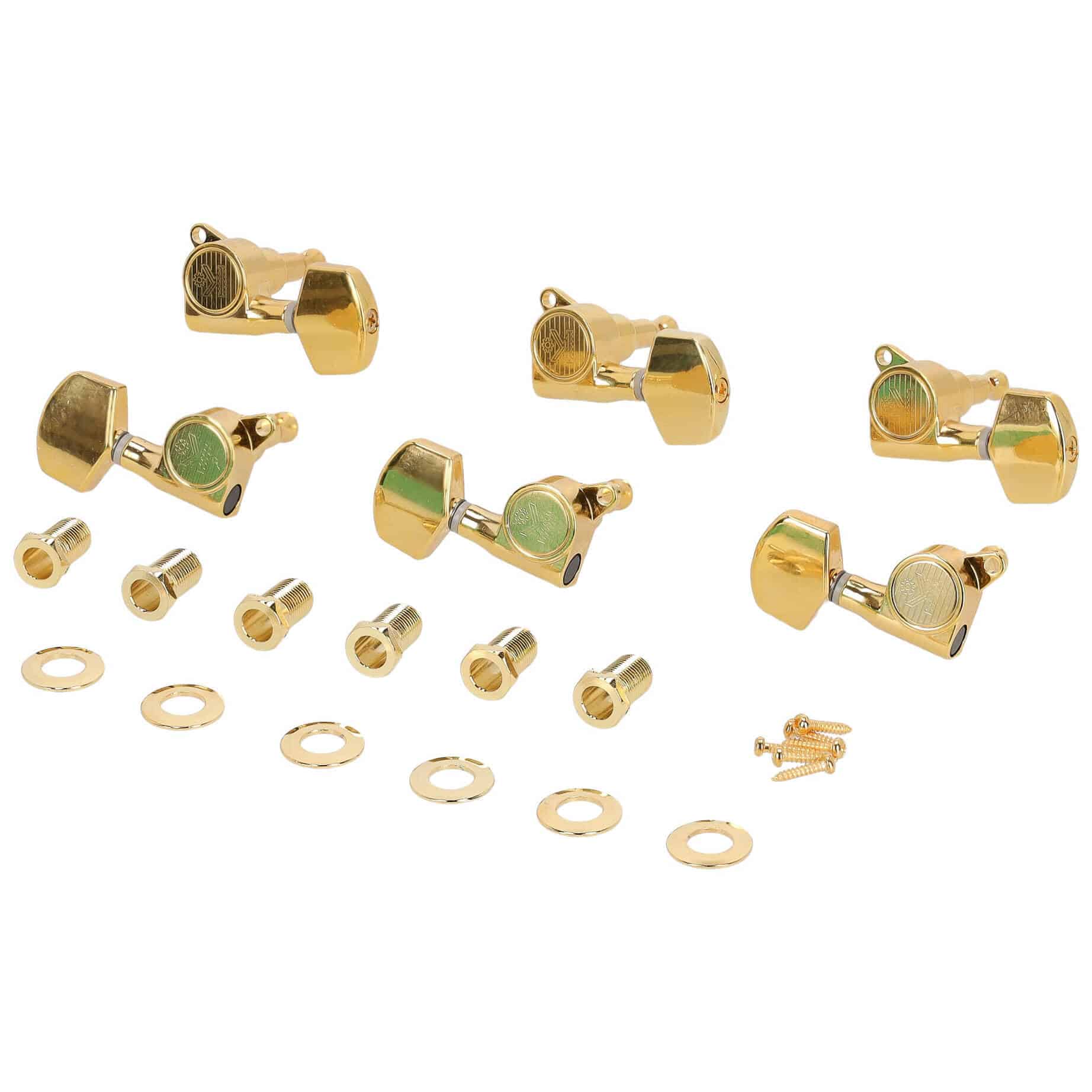 Kluson MS33G Roundbacks 3L3R 45 Grad Gold