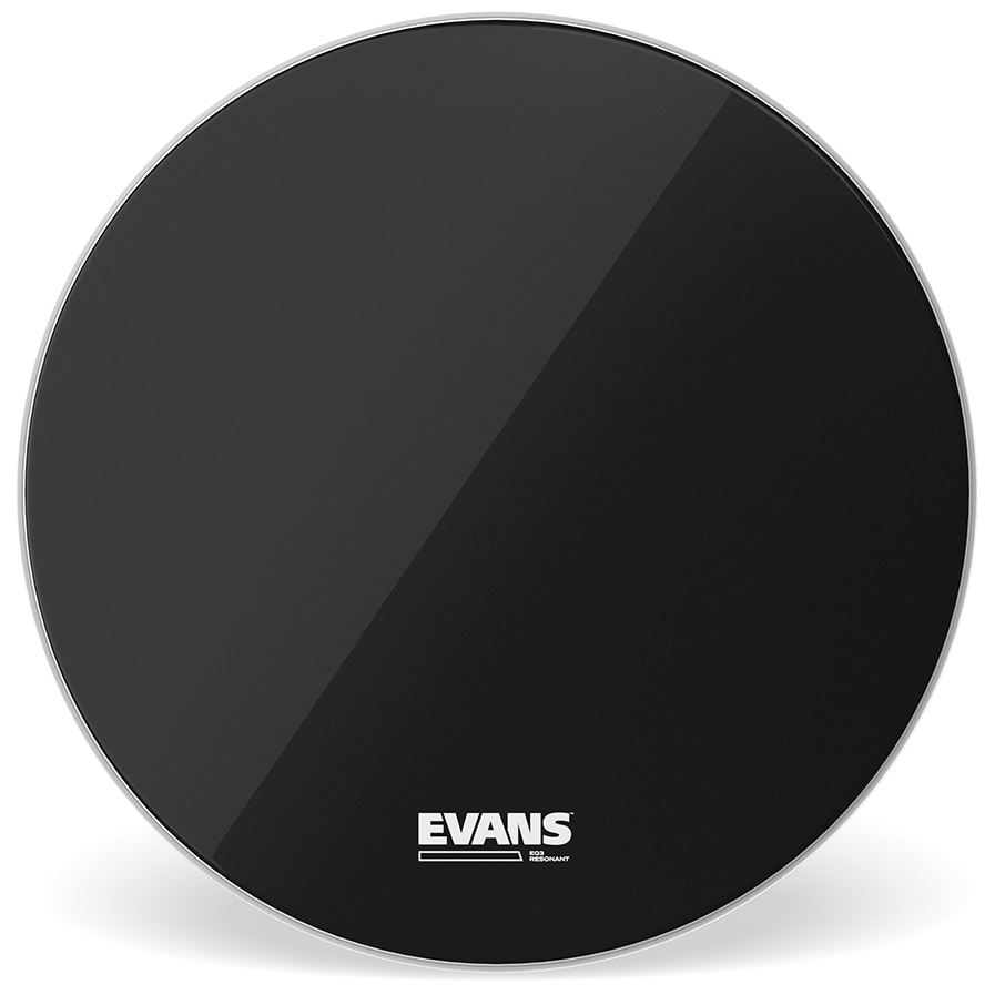 Evans BD26RB-NP - EQ3 Resonant Black Bass Drum Head, No  Port, 26 Zoll