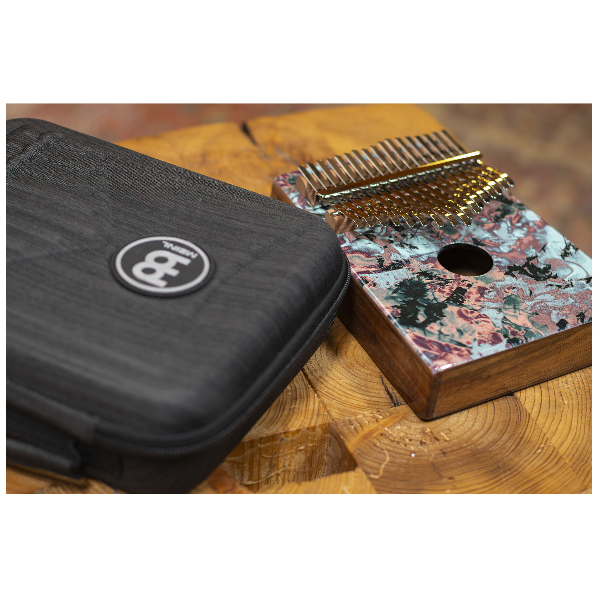 Meinl Percussion KA17CR - Sound Hole Designer Kalimba, Coral Reef 19